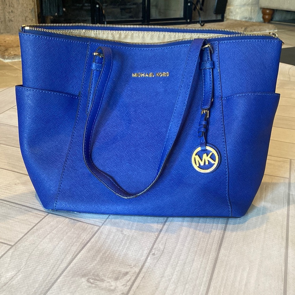 Michael Kors Jet Set Tote Bag Blue
